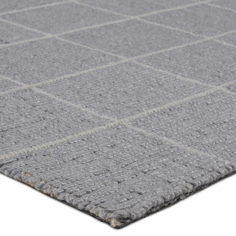 Barclay Butera Oxford Handwoven Gray Wool-Cotton Blend 9' x 12' Area Rug