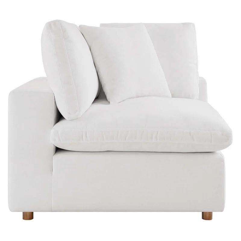 Modway Modway Commix Down-Filled Overstuffed Upholstered Sectional Sofa Set, 5 Piece w/Chase