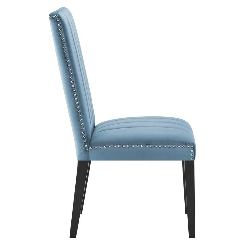 Modway Catalyst Performance Velvet Dining Side Chairs - Set of 2