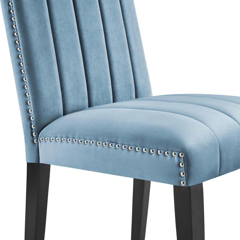 Modway Catalyst Performance Velvet Dining Side Chairs - Set of 2