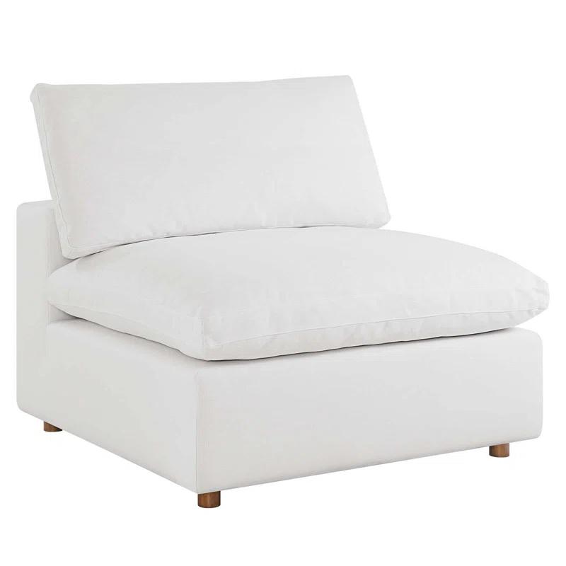 Modway Modway Commix Down-Filled Overstuffed Upholstered Sectional Sofa Set, 5 Piece w/Chase