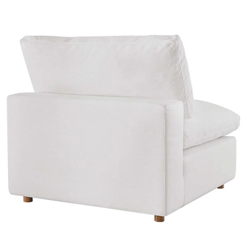 Modway Modway Commix Down-Filled Overstuffed Upholstered Sectional Sofa Set, 5 Piece w/Chase