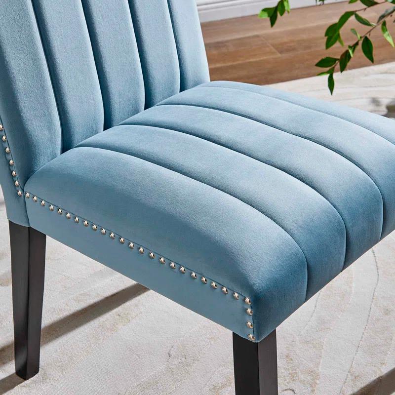 Modway Catalyst Performance Velvet Dining Side Chairs - Set of 2
