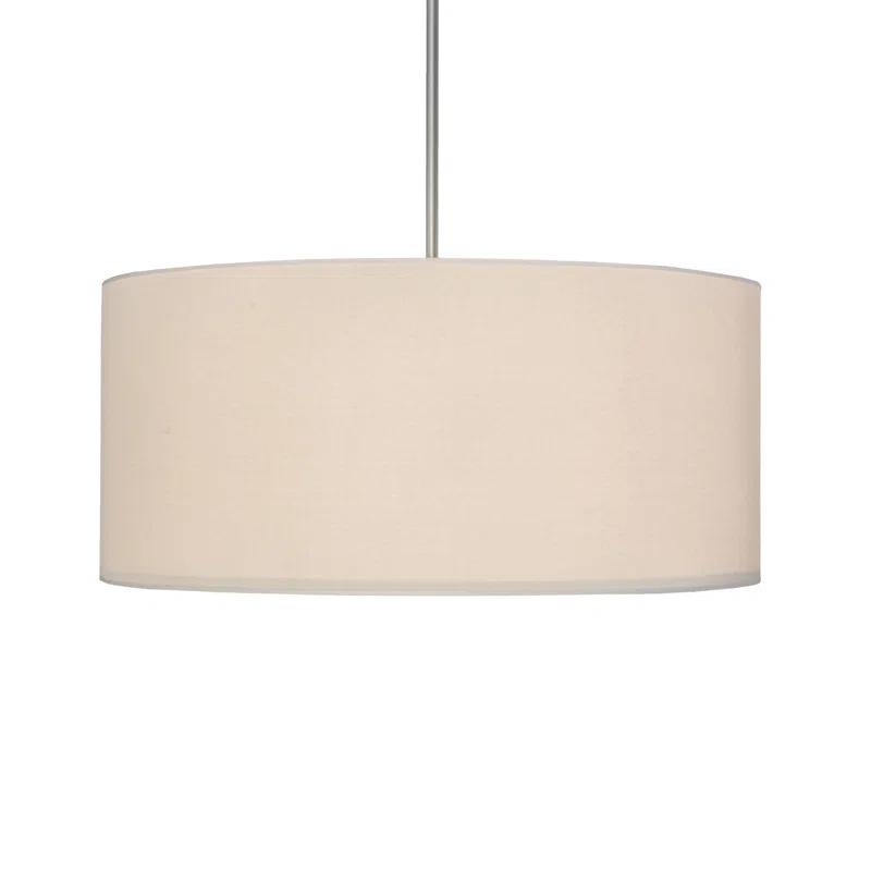 Cilindro 6 - Light Beige Shaded Pendant