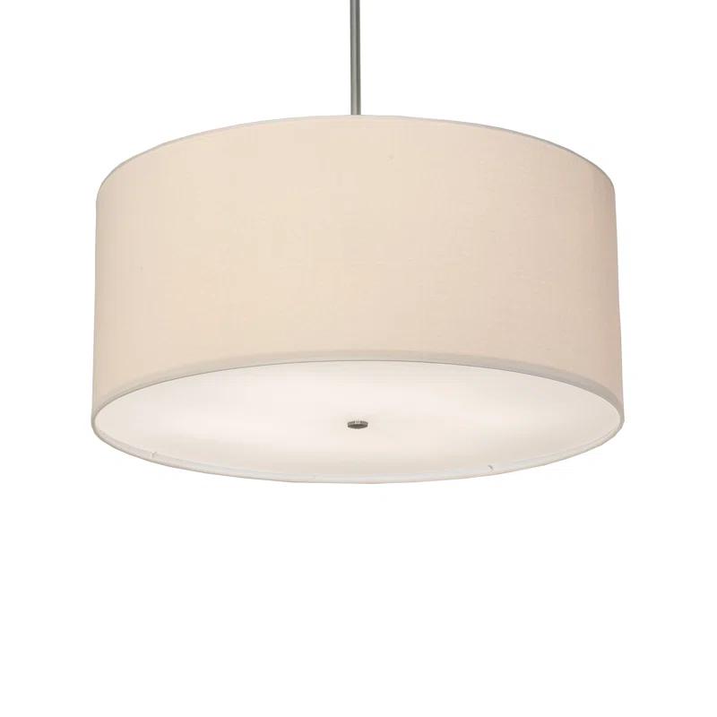 Cilindro 6 - Light Beige Shaded Pendant