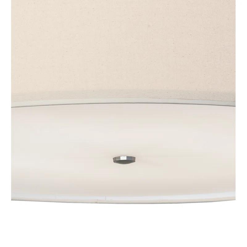 Cilindro 6 - Light Beige Shaded Pendant