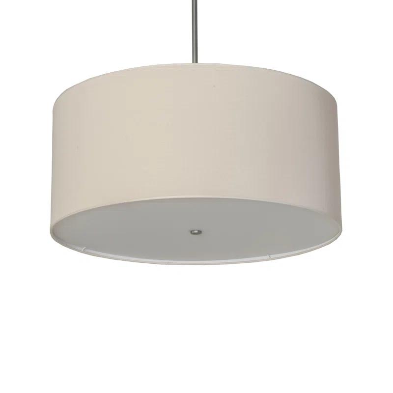 Cilindro 6 - Light Beige Shaded Pendant