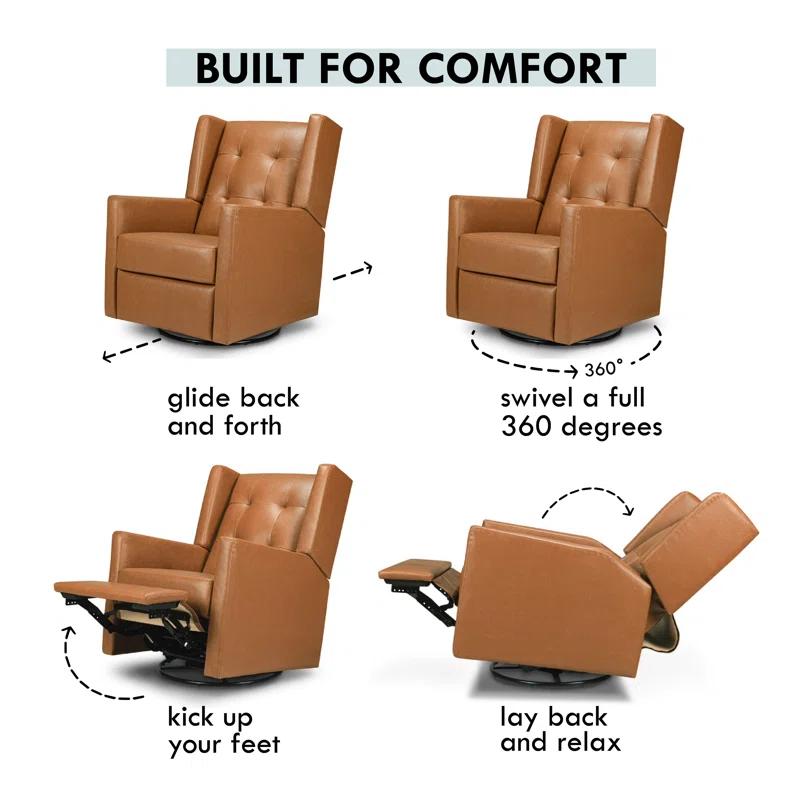 daVinci Maddox Swivel Reclining Glider