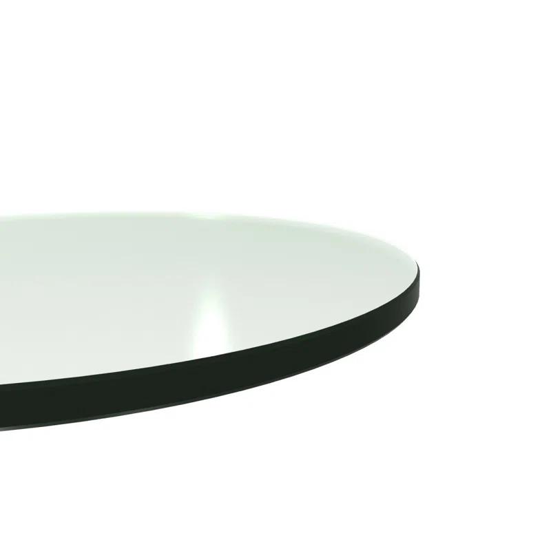Elegant 25" Round Clear Tempered Glass Table Top