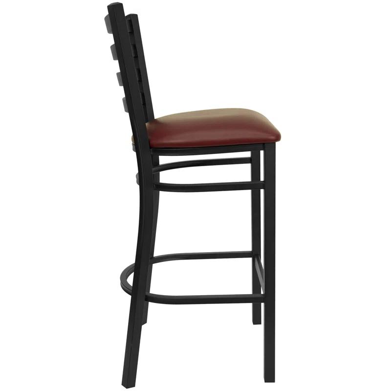 Flash Furniture Brixton Hercules Series Ladder Back Metal Restaurant Barstools