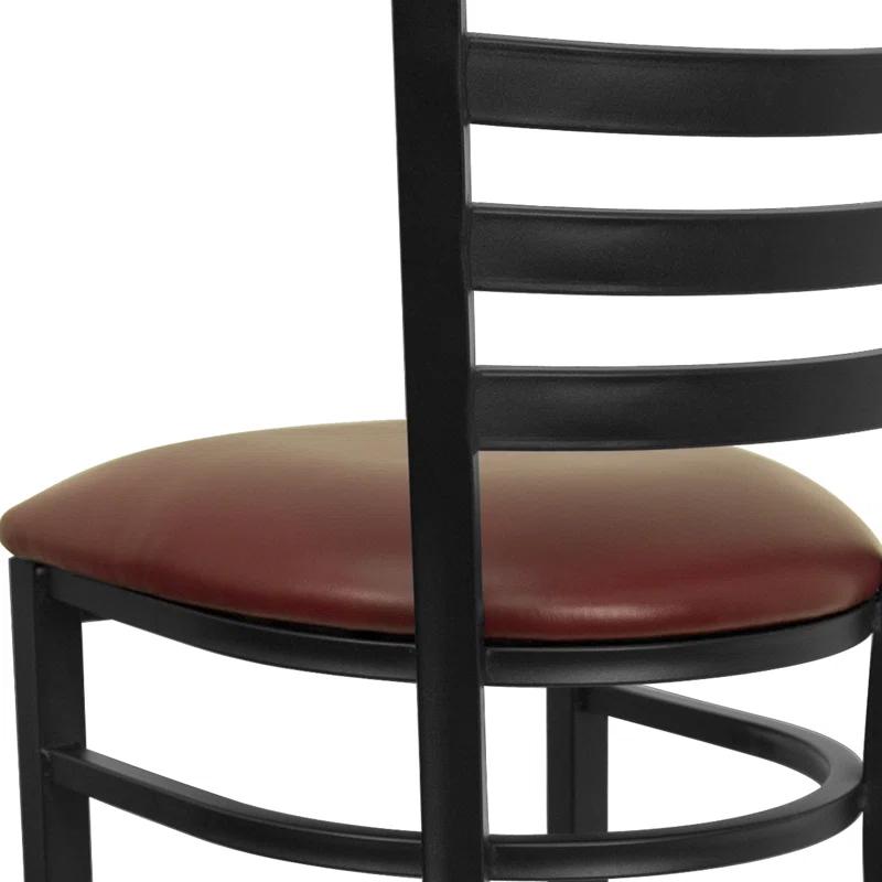Flash Furniture Brixton Hercules Series Ladder Back Metal Restaurant Barstools