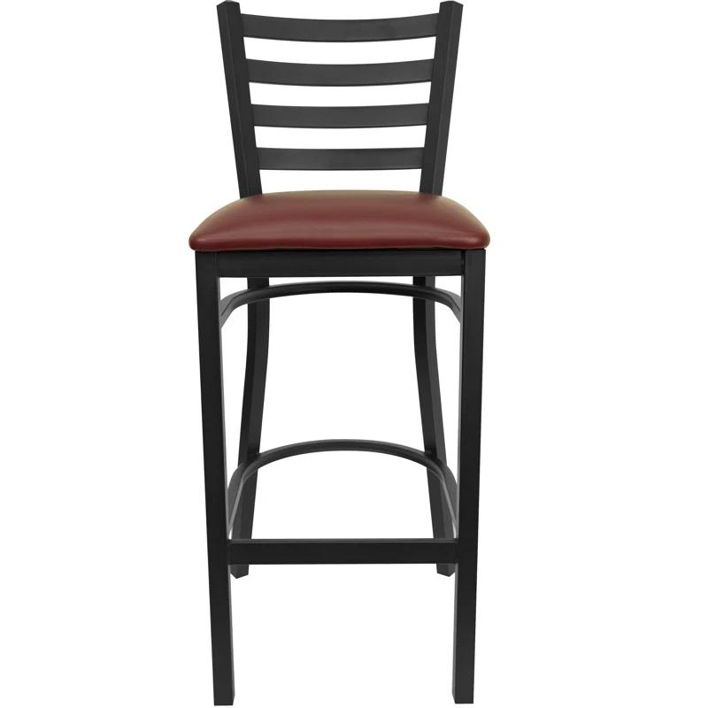 Flash Furniture Brixton Hercules Series Ladder Back Metal Restaurant Barstools