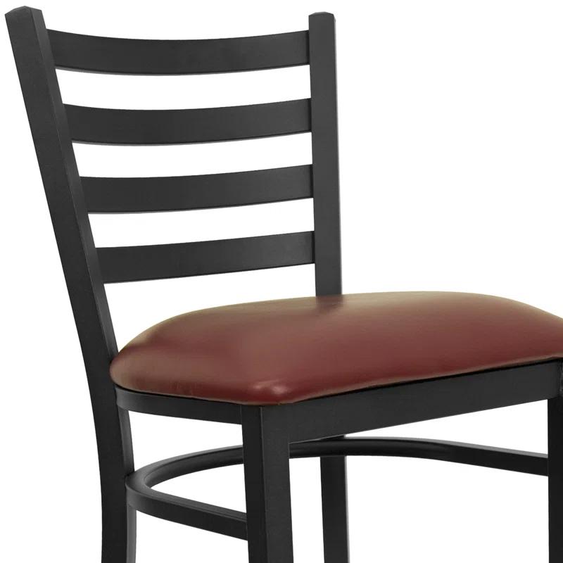 Flash Furniture Brixton Hercules Series Ladder Back Metal Restaurant Barstools
