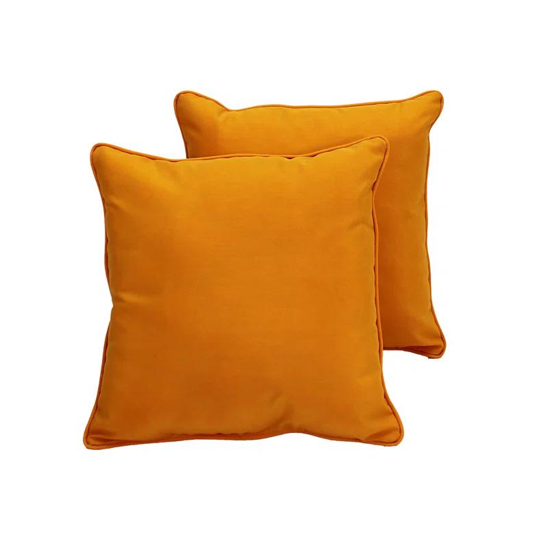 Element Synthetic Throw Square Indoor/Outdoor Pillow Cover & Insert (Set of 2)