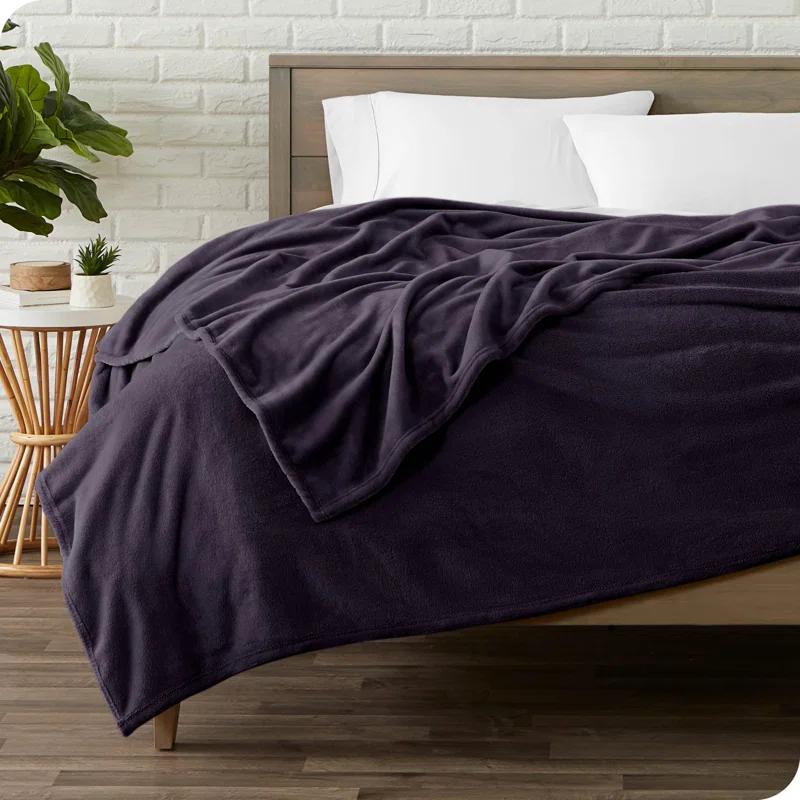 Bare Home Bare Home Microplush Fleece Blanket - Fuzzy, Warm, Bed/Throw Blanket