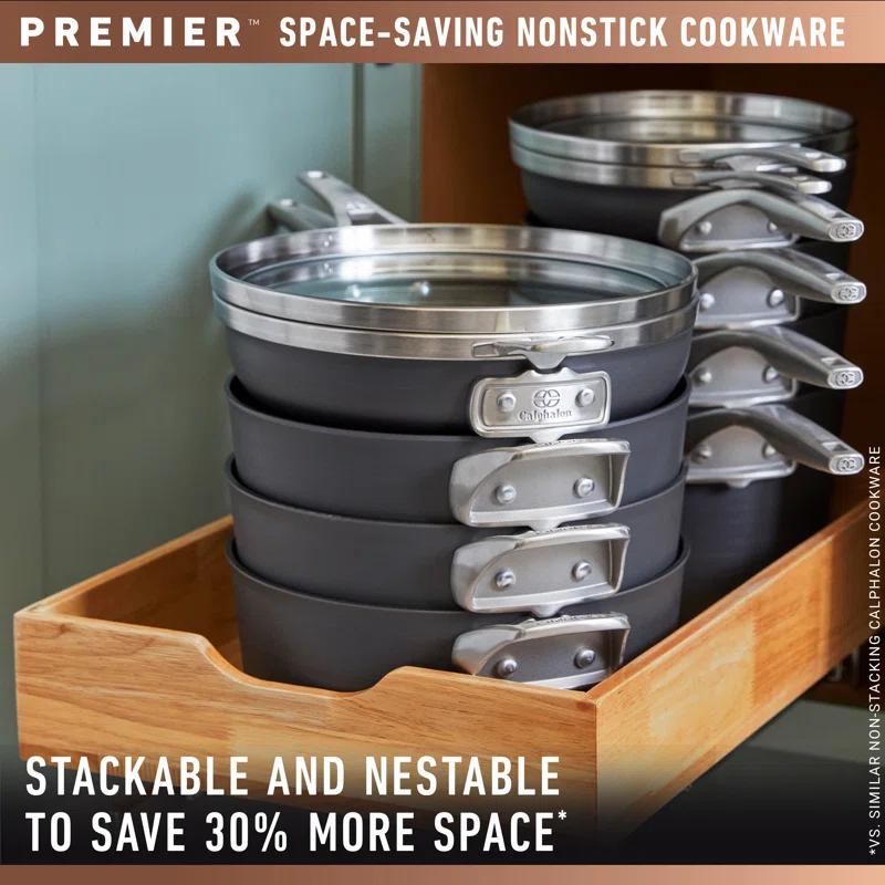Calphalon 10 Piece Hard-Anodized Aluminum Non Stick Cookware Set
