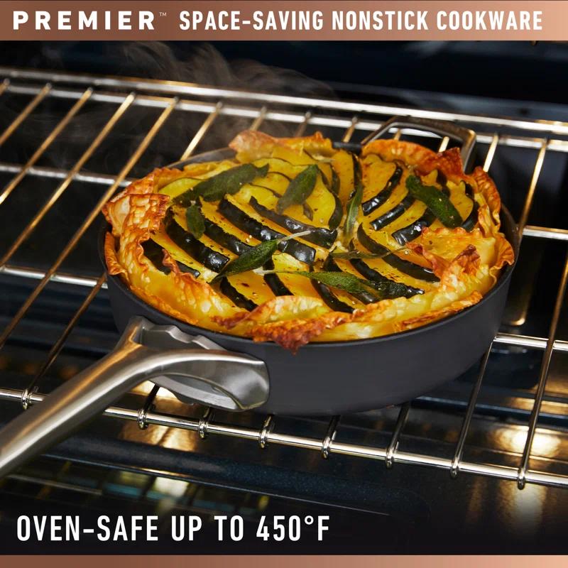 Calphalon 10 Piece Hard-Anodized Aluminum Non Stick Cookware Set