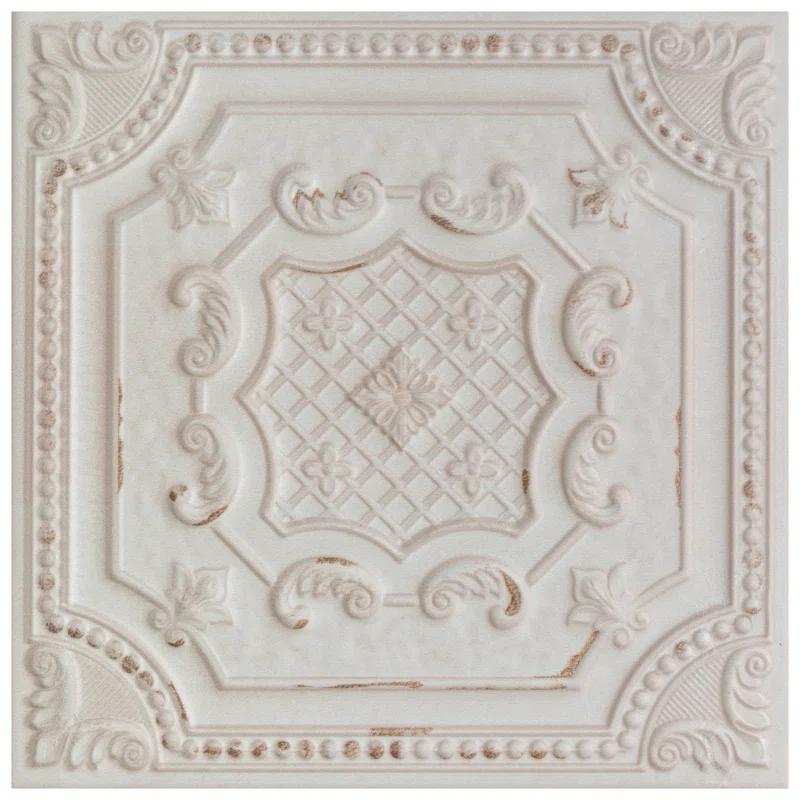 Fitz 8" x 8" Ceramic Patterned Wall Tile