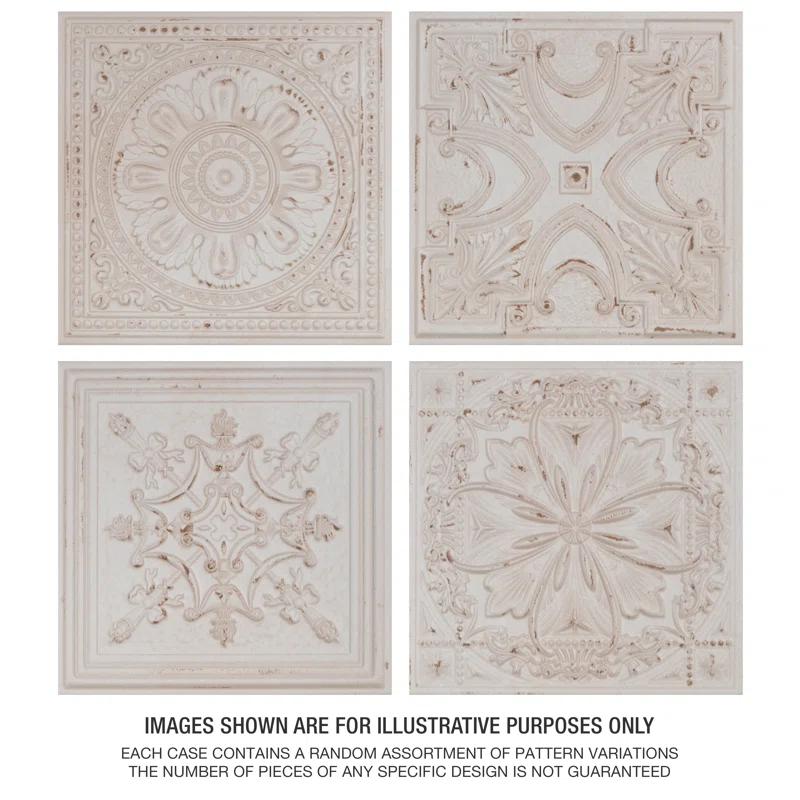 Fitz 8" x 8" Ceramic Patterned Wall Tile