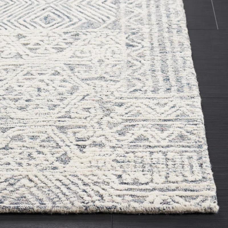 Union Rustic Amzi Hand Tufted Wool Southwestern Rug