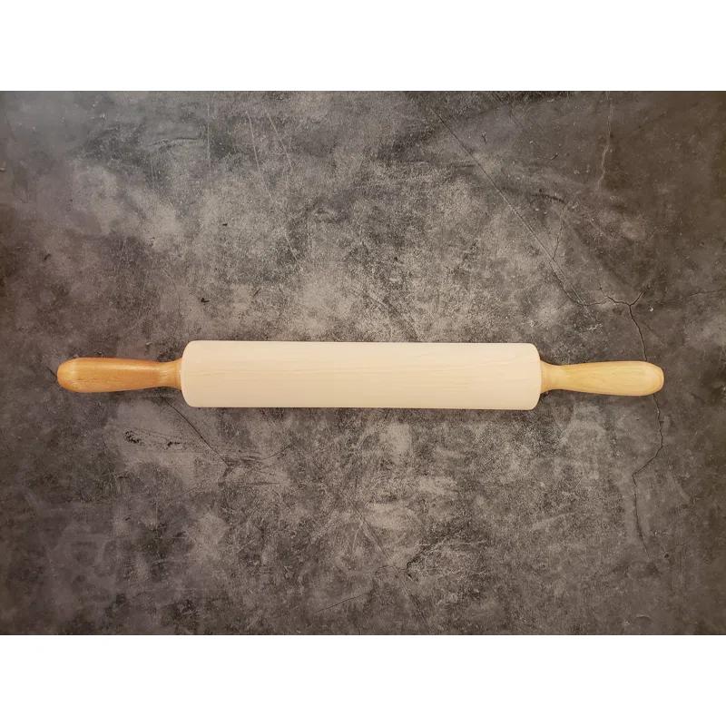 Frieling Classic Rolling Pin with handles, 12", Brown