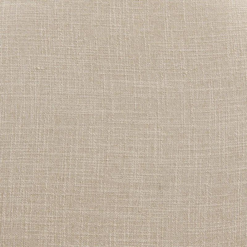 Alaterre Hanover Swivel Bar Height Stool, Weathered Brown and Beige, Solid Rubberwood Frame with Faux Linen Upholstered Seat, Nailhead Trim, Memory Return Swivel, 20 in. W x 22 in. D x 41 in. H