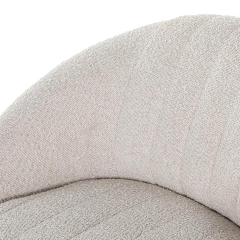 Anita Upholstered Swivel Barrel Chair