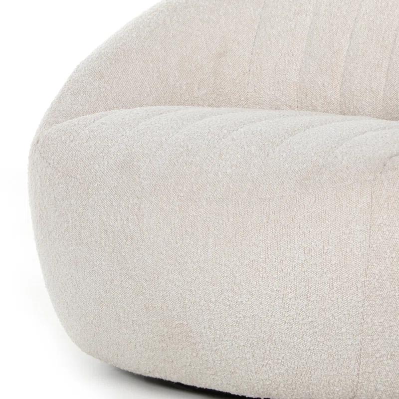 Anita Upholstered Swivel Barrel Chair
