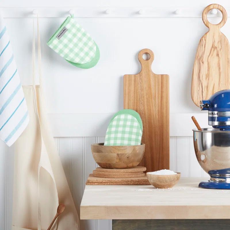 KitchenAid Gingham 2-Piece Oven Mitt (Set of 2)