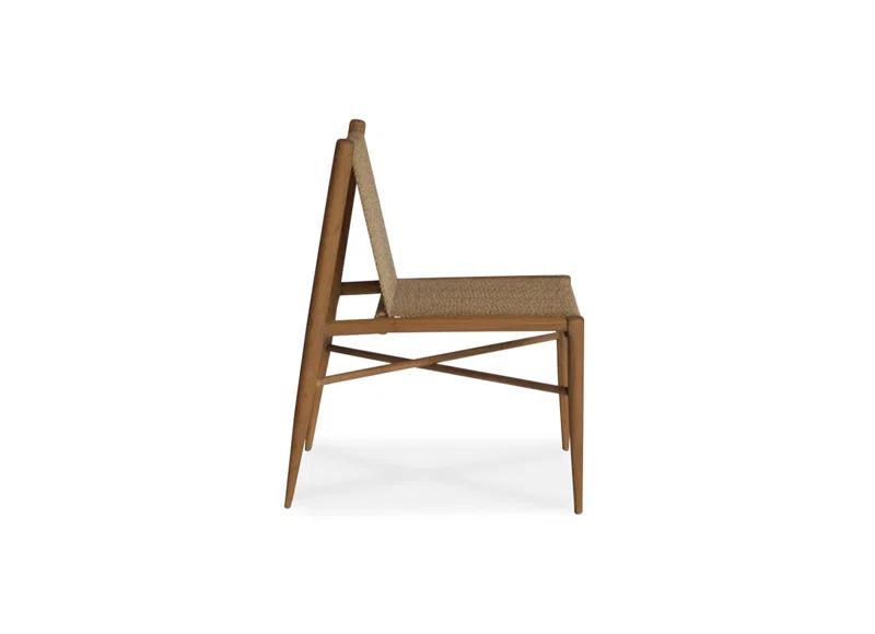 Montauk Solid Wood Ladder Back Side Chair in Praline