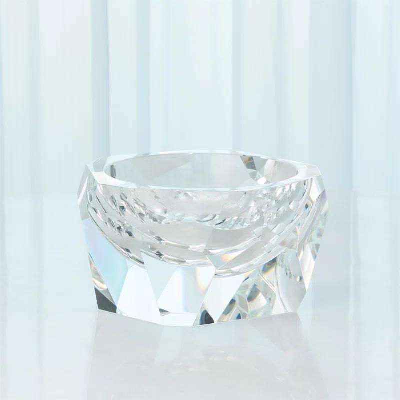 Multi Facet Crystal Bowl