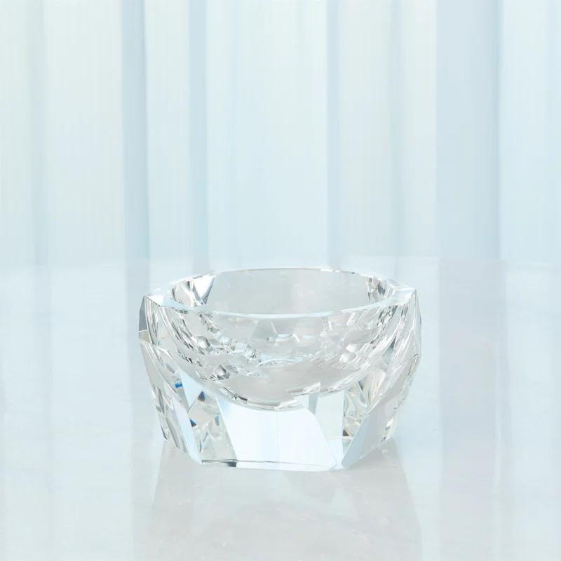 Multi Facet Crystal Bowl