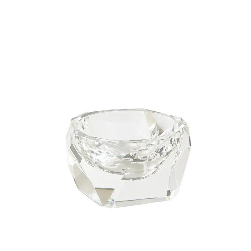 Multi Facet Crystal Bowl
