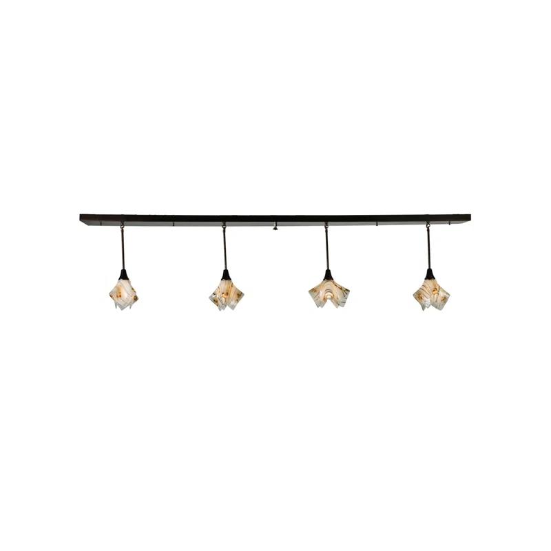 Meyda Lighting Metro Fusion 90.25'' 4 -Light Track Track Kit with Dimmable