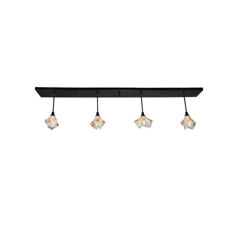 Meyda Lighting Metro Fusion 90.25'' 4 -Light Track Track Kit with Dimmable