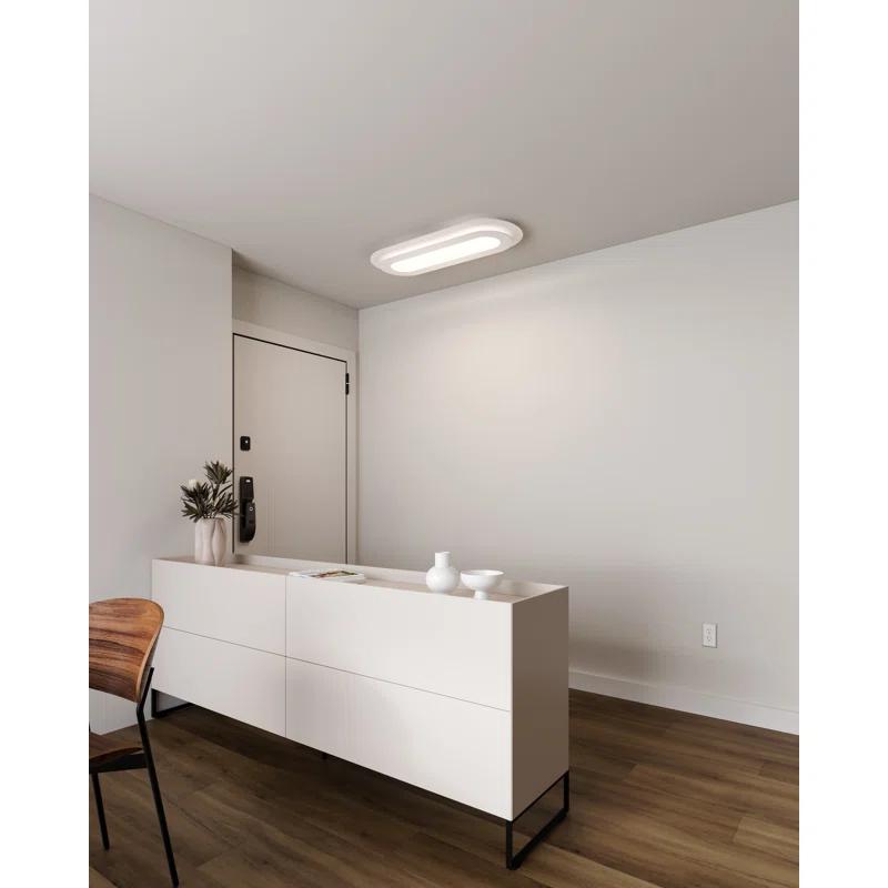 Offset LED Flush Mount