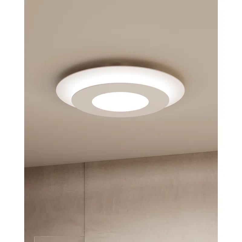 SONNEMAN Offset Glass LED Flush Mount