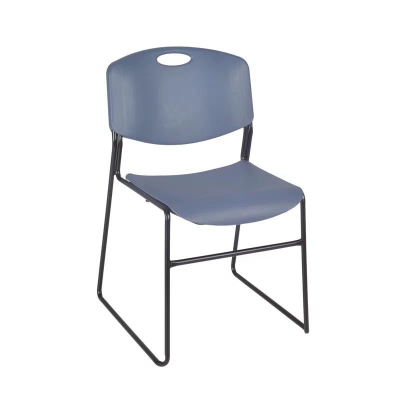 Regency Regency Cain Square X-Base Breakroom Table & 4 Zeng Stack Chairs