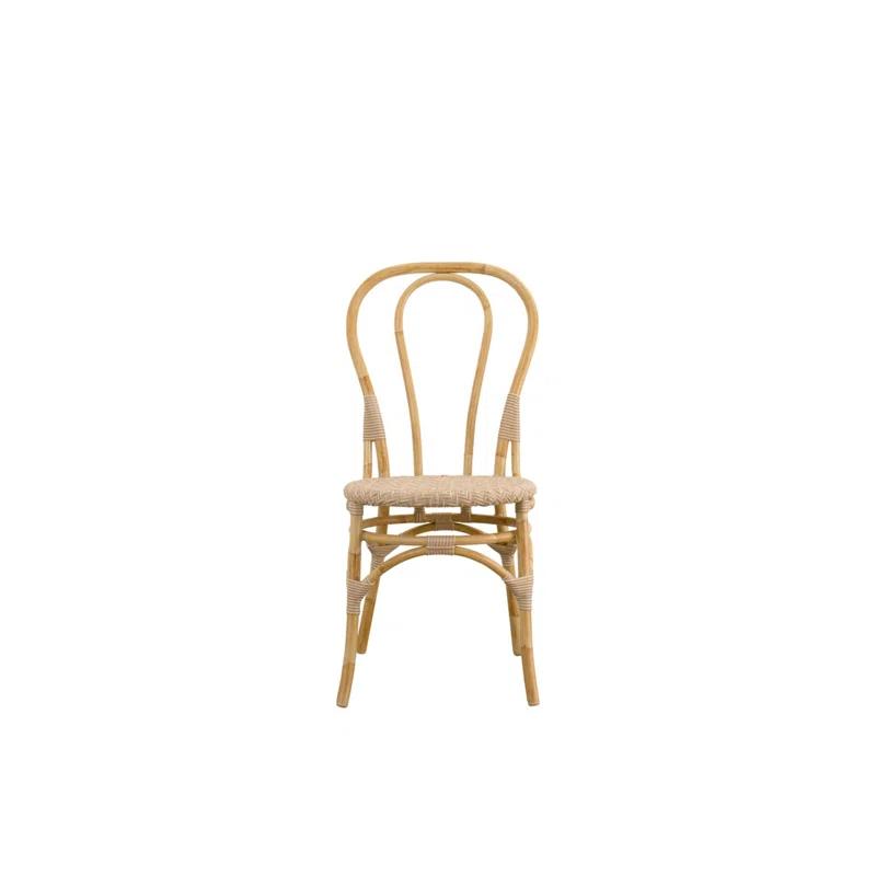 Powder Coated Aluminum Outdoor Dining Side Chair with Cushion