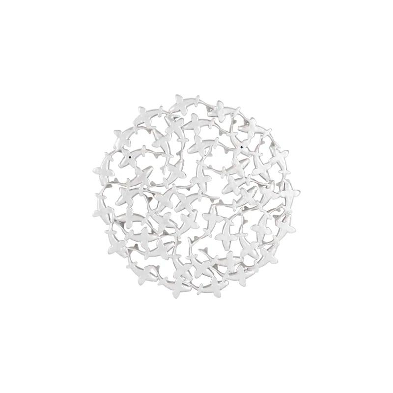 Phillips Collection Koi Wall Art Silver Leaf