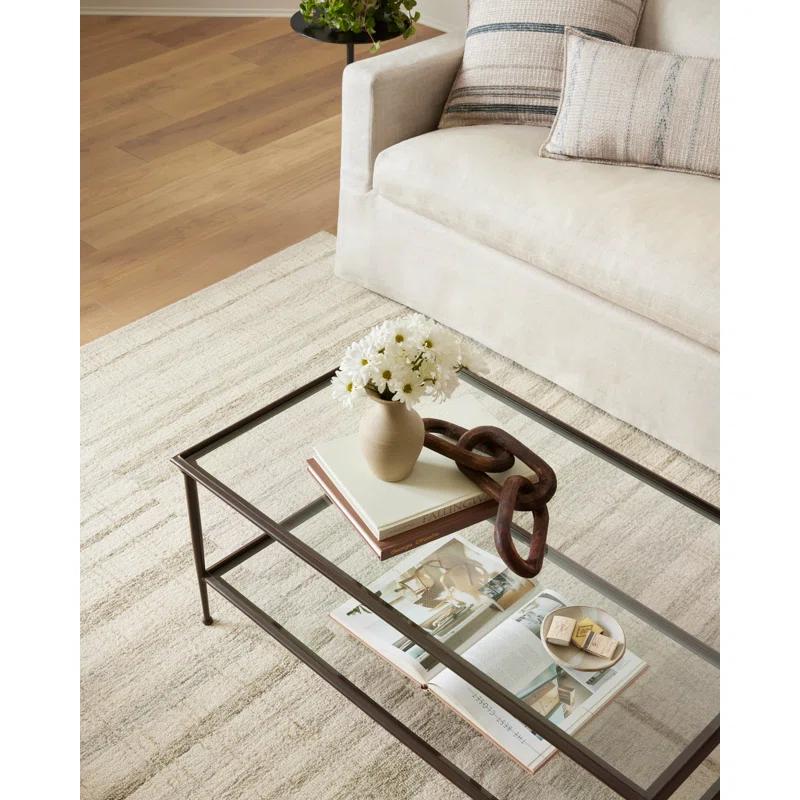 Chris Loves Julia x Loloi Natural/Sage, Transitional Area Rug