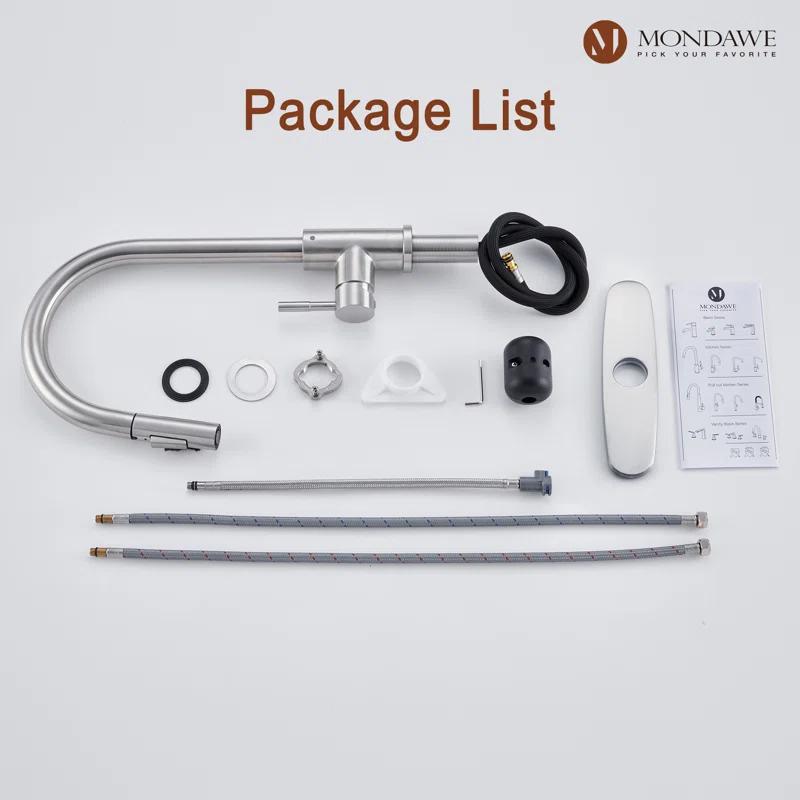 Mondawe Pull Down Kitchen Faucet