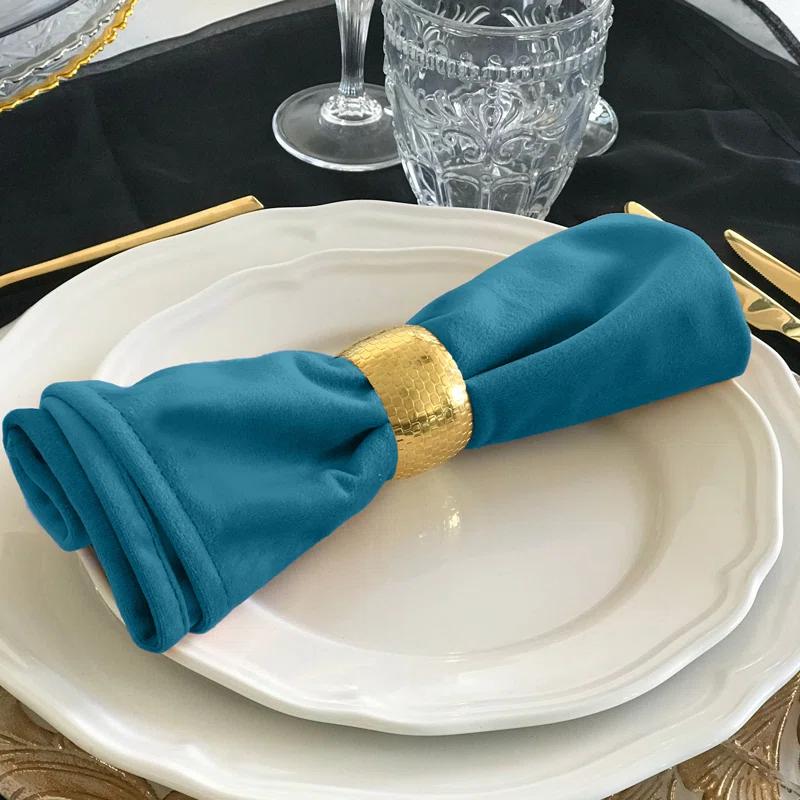 Ruvanti Poly Cotton Enrich Twill Cloth Napkins (Set of 12)