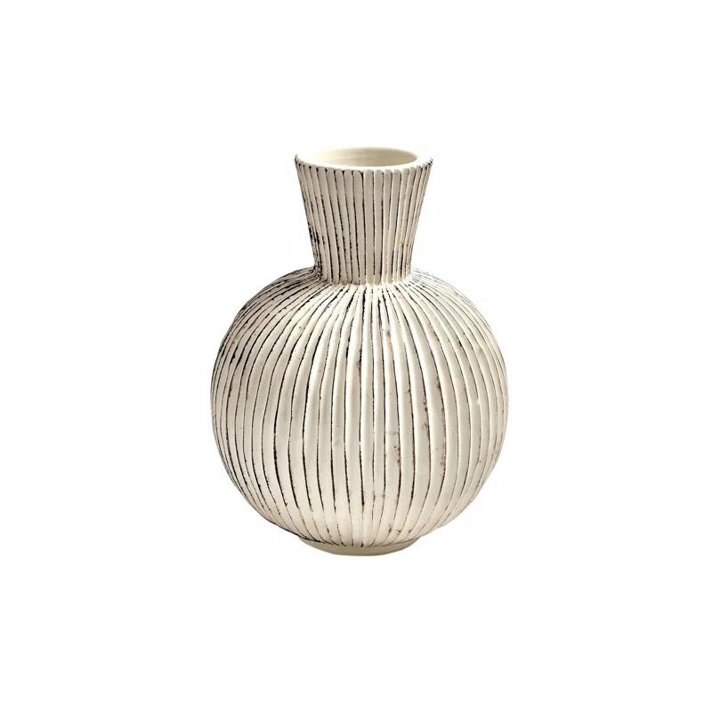 Furrow Sphere Vase