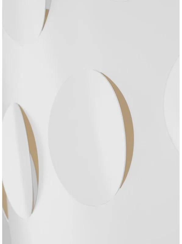 Dottie Polished Nickel 4-Light Flush Mount with Etched Glass