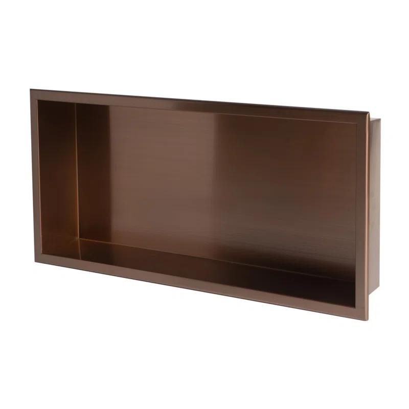 Adhesive Stainless Steel Shower Shelf