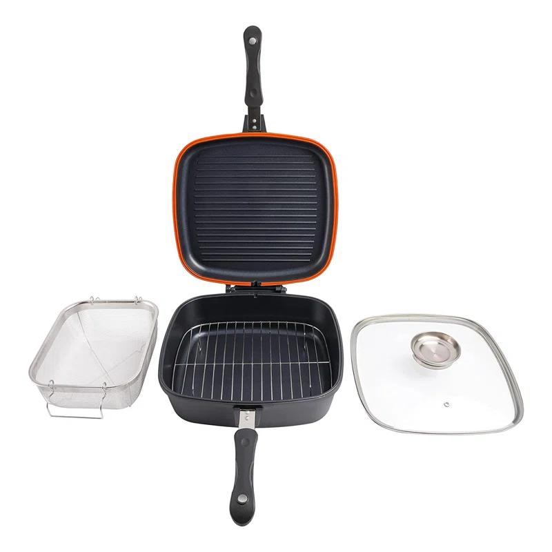 Kenmore 5 Piece Nonstick Multi Function Cookware Set In Black | Wayfair