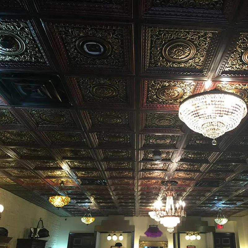 FromPlainToBeautifulInHours Rhine Valley 2 Ft. X 2 Ft. Drop-In PVC Ceiling Tile (Set of 25)