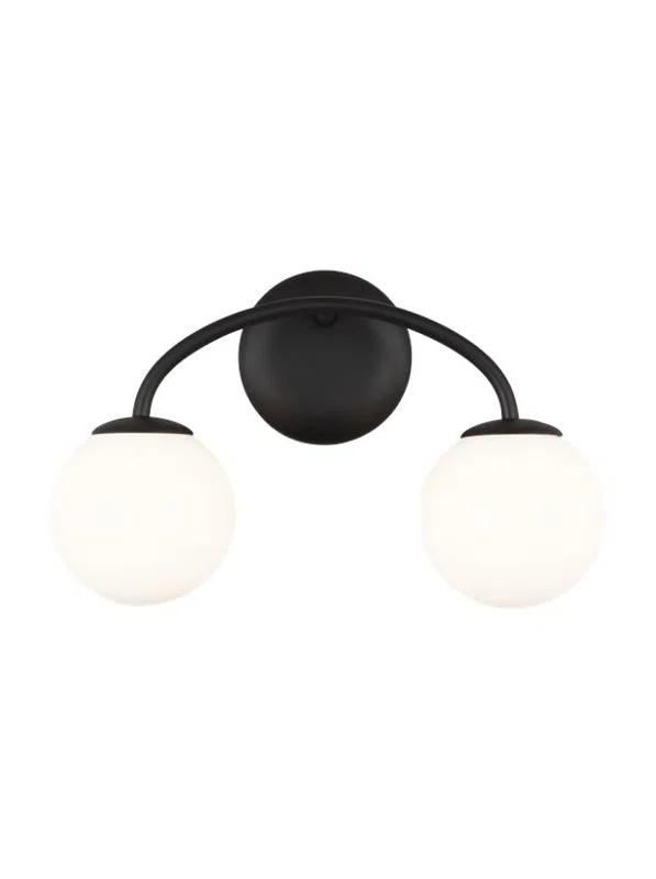 Galassia Vanity Light by AERIN - Black / 2 Light