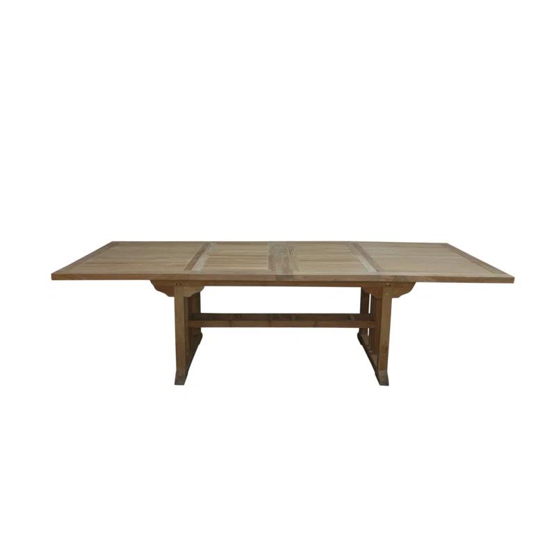 Anderson Teak  Sahara 106 in. Rectangular Double Extension Table